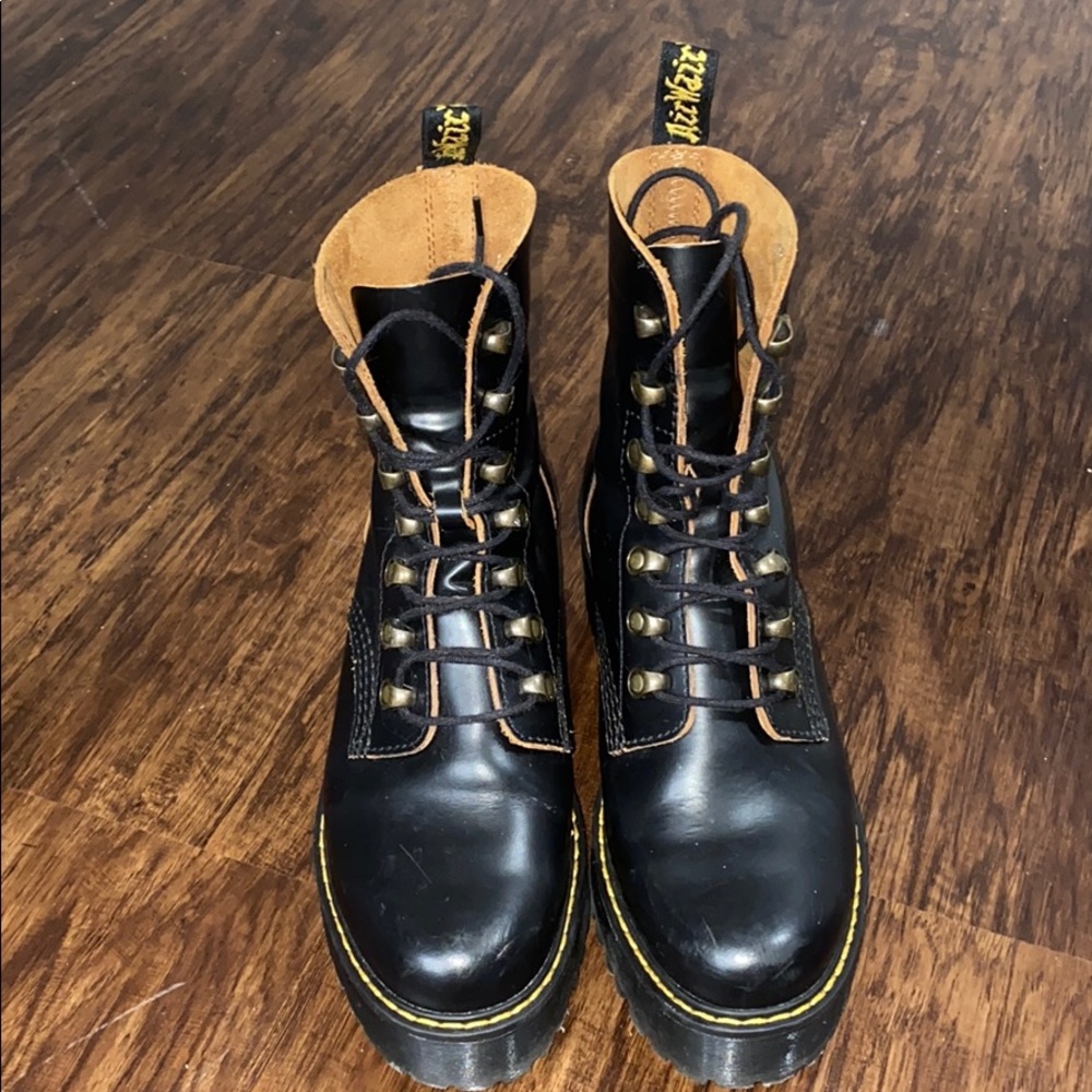 Dr. Martens Leona Platform Ankle Boots